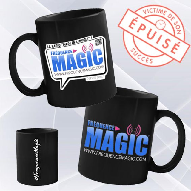 MUG NOIR BULLE