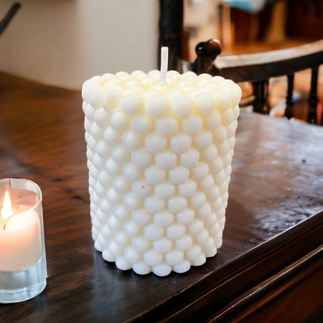 Bougie Bulle de savon - Parfum Pomme d'Amour - 170g   