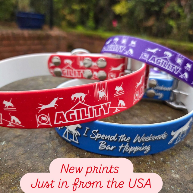 Shiloette agility biothane collars