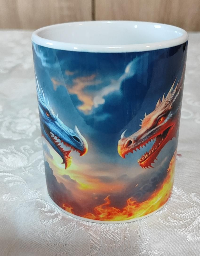 11 oz Keramik Tasse Drachen 325 ml