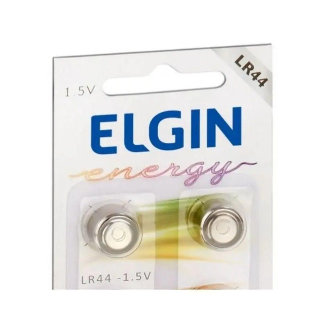 Bateria Botão Elgin LR44 AG13 A76 Alcalina 1.5V