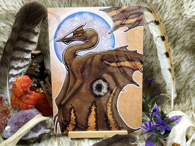 Wyvern céleste 13X18cm