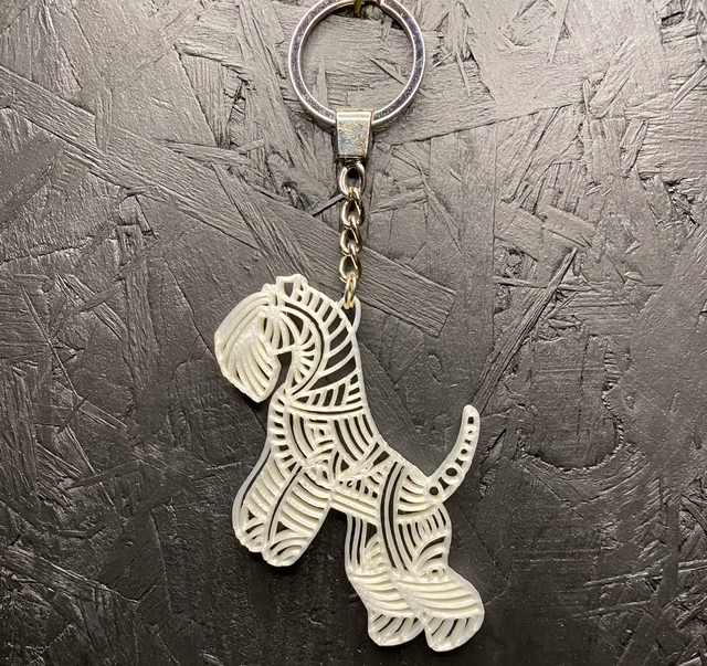 3D - Keychain Kerry White