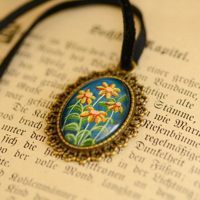 False Sunflowers Pendant