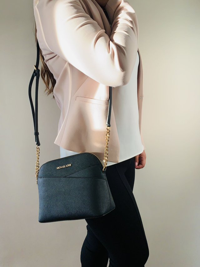 Michael Kors - Jet set travel medium dome crossbody (black)