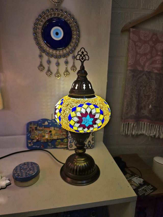 Large Mosaic Table Lamp
