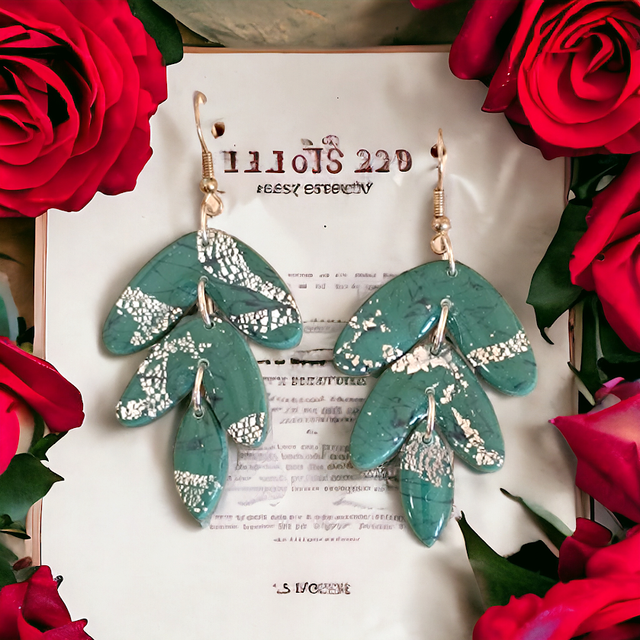 Boucles d&#039;oreilles en argile polymère