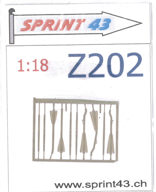 Scheibenwischer 1:18 Modelle Sprint Z202