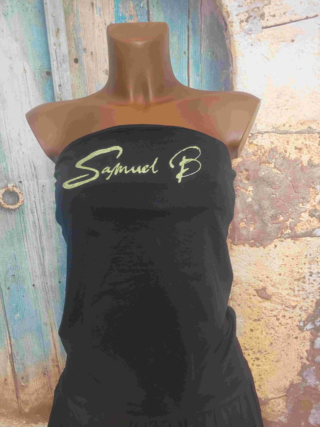 BUSTIER FEMME NOIR SAMUEL B(A126)