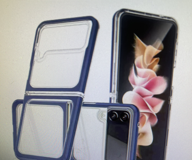 Coque pour Z Flip 3 bleue