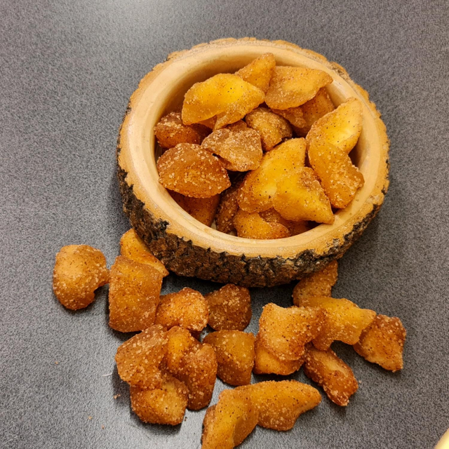 Kandierter Apfel mit Zimt & Zucker