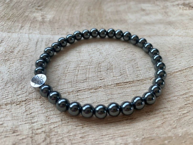 Bracelet Hématite - Perles de 6mm