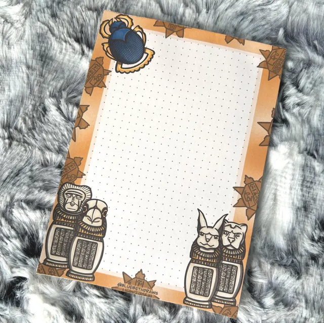 The Mummy (1999) Inspired Egyptian Mythology A6 Notepad