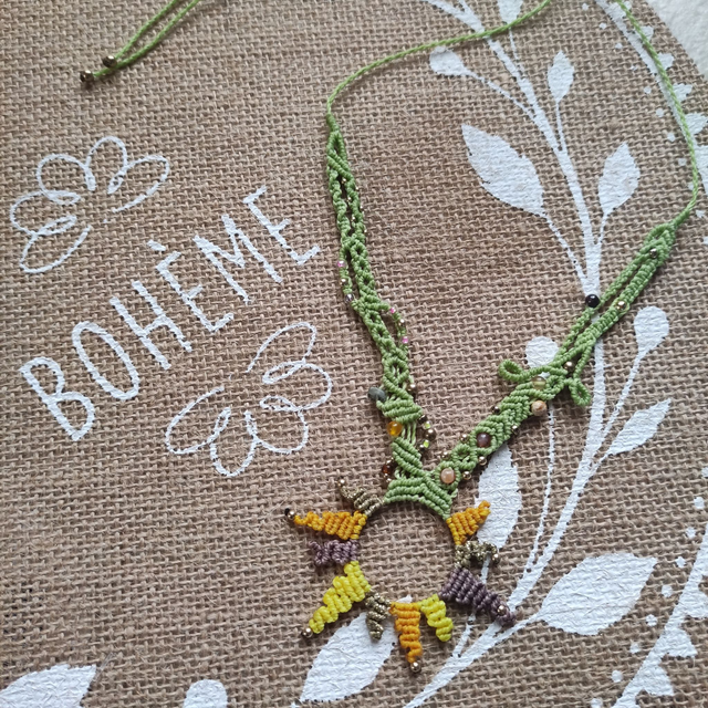 Collier soleil du Mexique