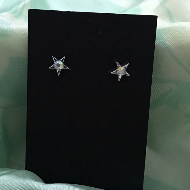 Children-Adult Studs -Clear Stone - CASECS02