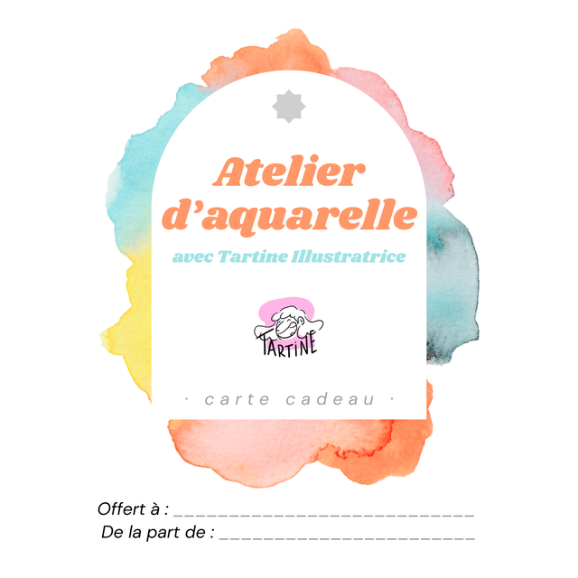 Carte Cadeau - Atelier d'aquarelle