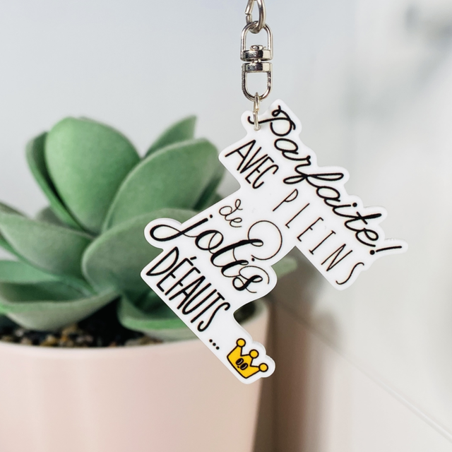 Porte-clés Plat Parfaite 