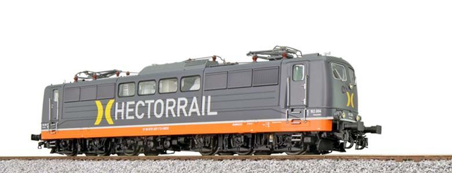 ESU 31038 - 162004 Hectorrail, grau/orange, Ep. VI,  Vorbildzustand um 2020, LokSound, Pantograph, DC/AC