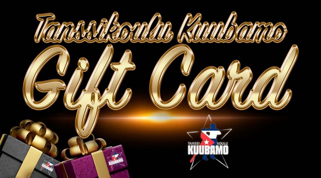 Tanssikoulu Kuubamo - Gift Card