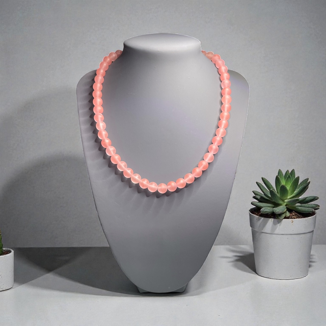 Watermelon quartz necklace