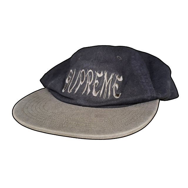 Supreme 6-Panel Cap Black *DEADSTOCK* - Adjustable/OS