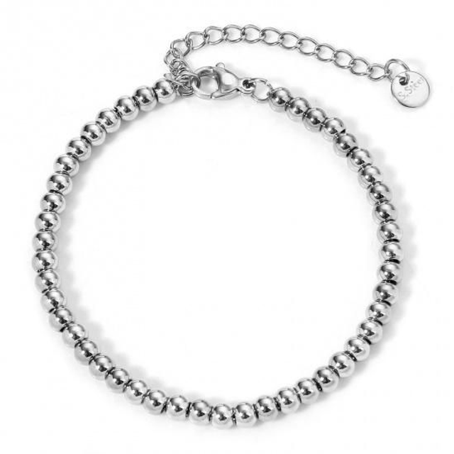 Bracelet chaîne en acier inoxydable 304 gris 
