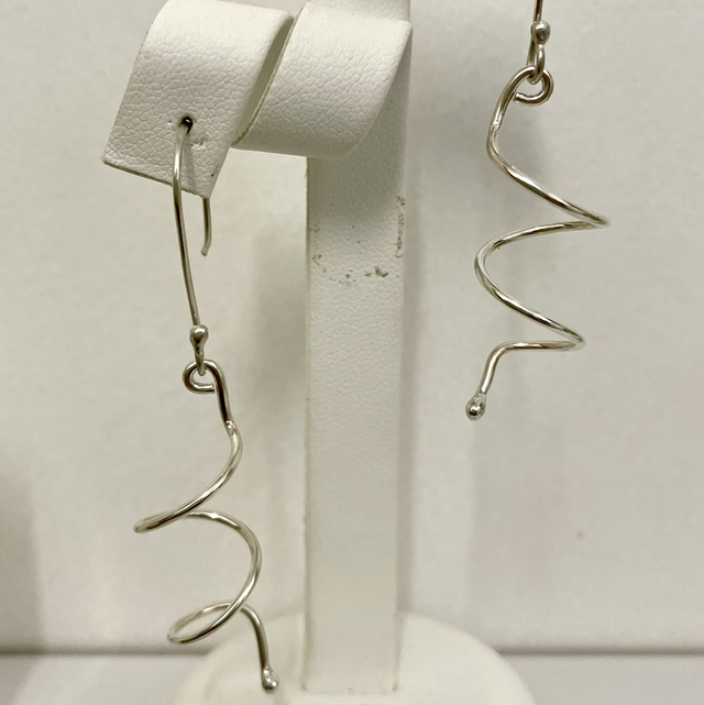 Spiral Drop Earrings 
