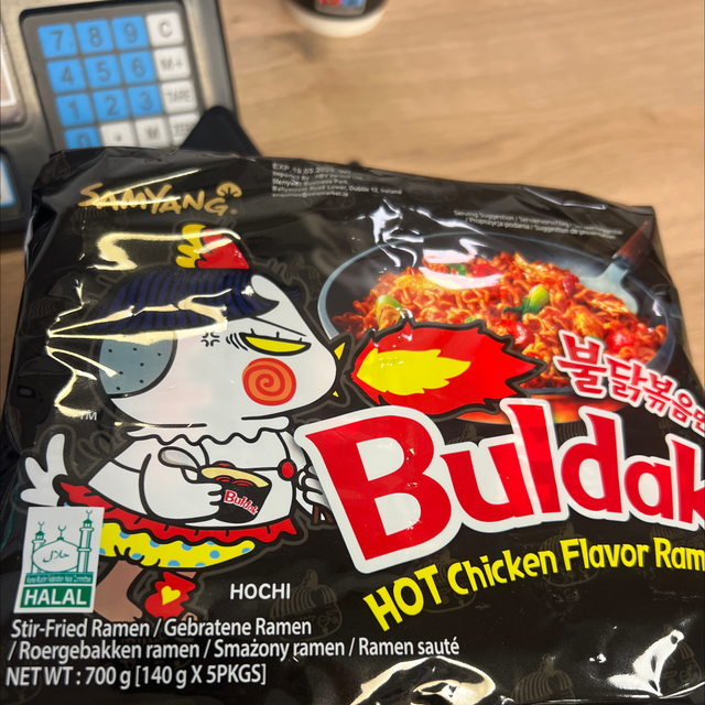 Buldak hot chicken flavor