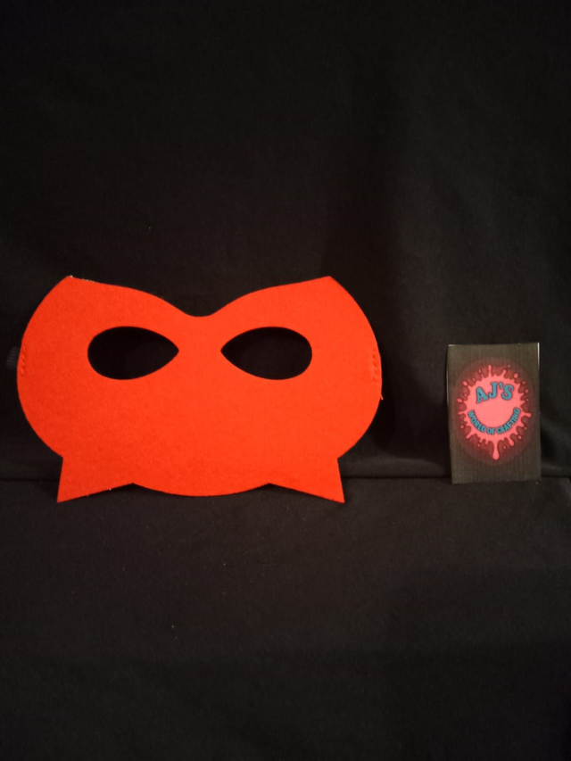 Red Custom Made Eye Mask (2)