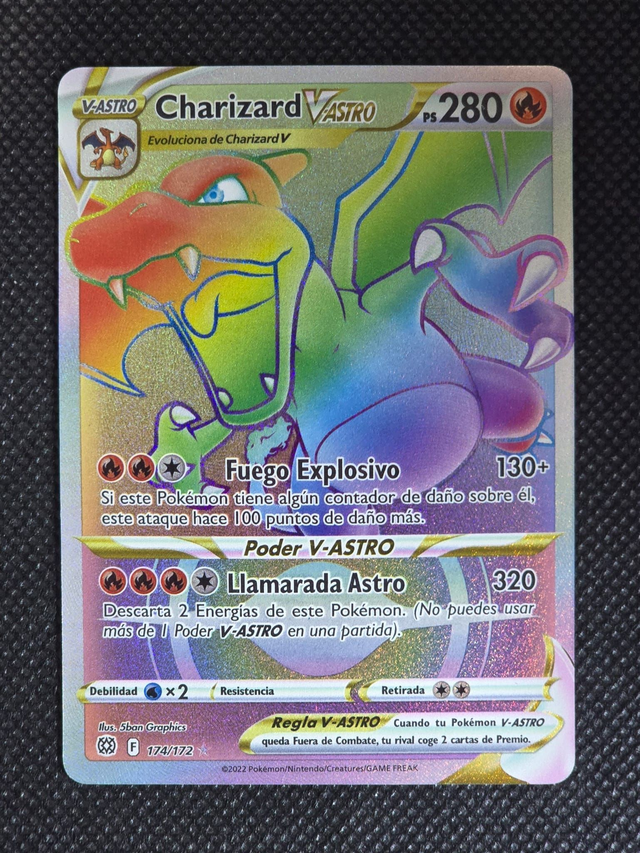 CHARIZARD VASTRO , #174 BRILLANT STARS ESP NM