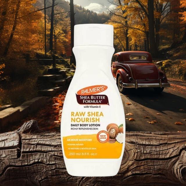 Palmer's Raw Shea Nourish Vitamin Infused Daily Body Lotion – 250ML | Face & Body Moisturiser
