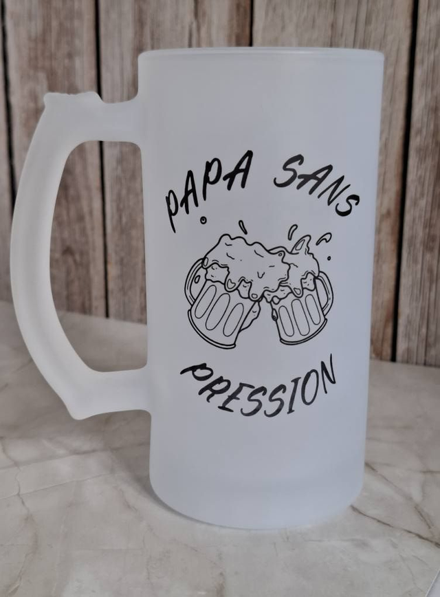 Chope à biére Papa sans pression