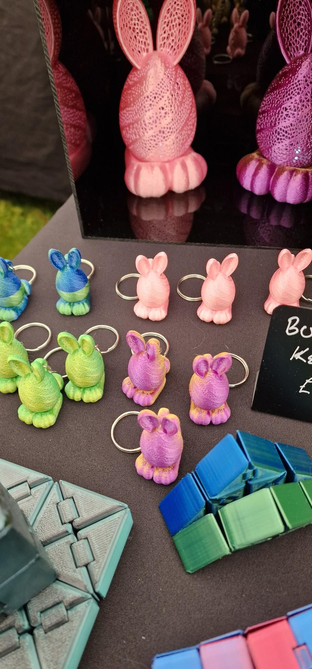 Bunny Egg Keyring