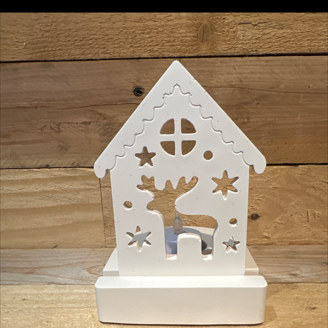 Jesmonite Reindeer Tealight Holder 