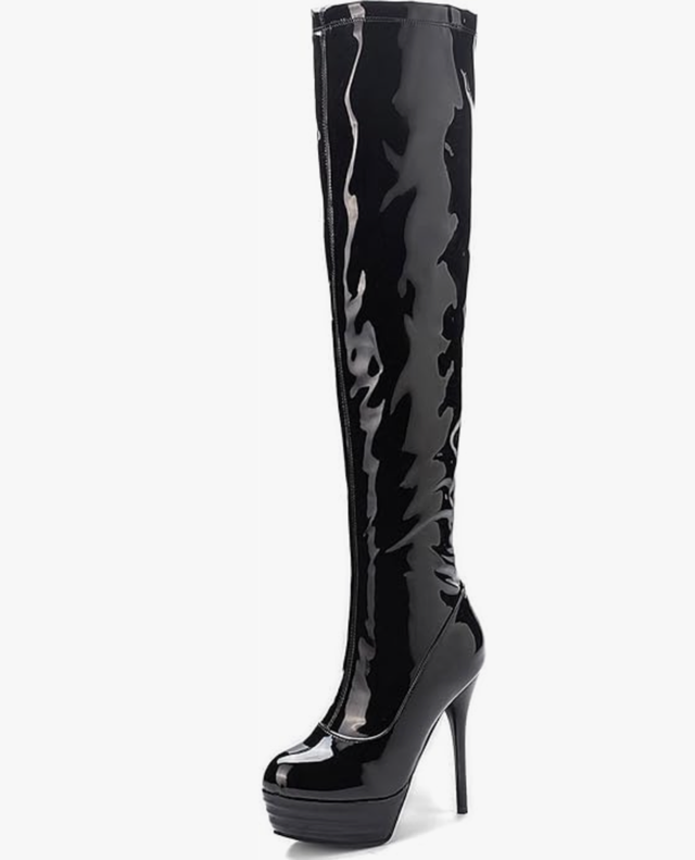 botte noir compenser