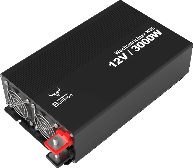 BullTron Wechselrichter NVS 3000W mit Netzvorrangschaltung und Fernbedienung - 0% MwSt.