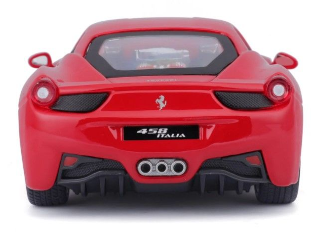 Ferrari 458 Italia rossa burago 26003RD 1/24