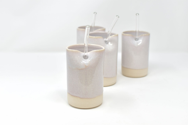 Straw tumbler - Shell Pink