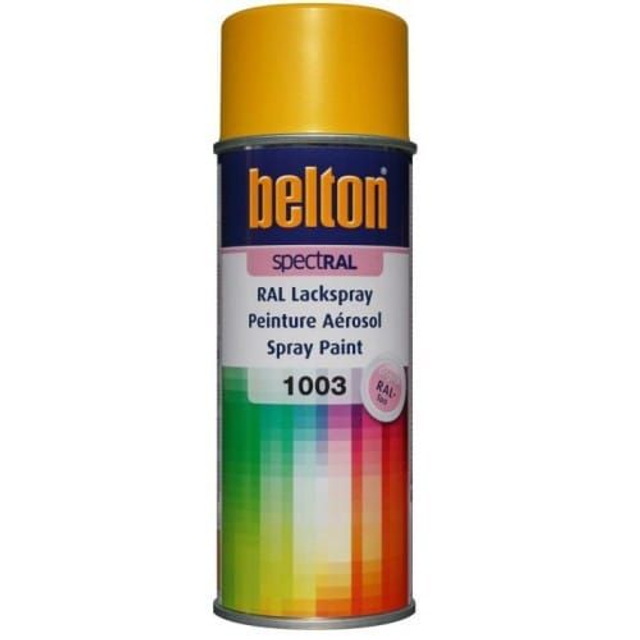 AEROSOL PEINTURE SPECTRAL JAUNE DE SECURITE BRILLANT RAL 1003 en 400ml 