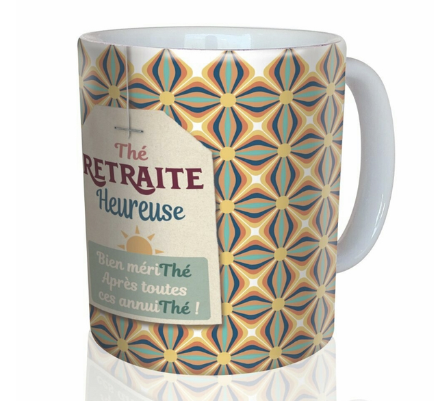 Mug « Thé retraité heureuse »