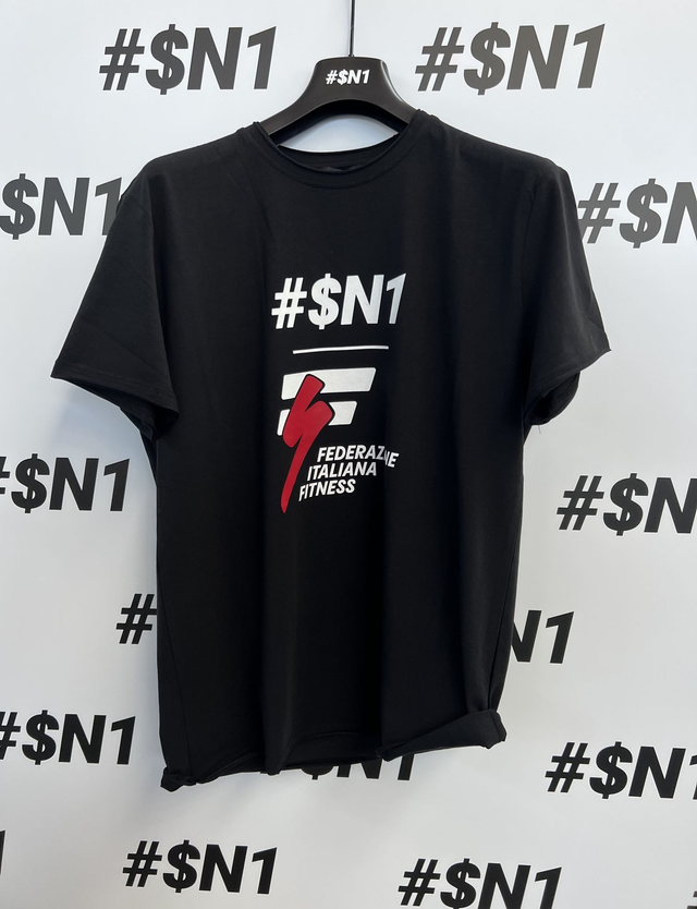 T  SHIRT BLACK #$N1 / FIF 