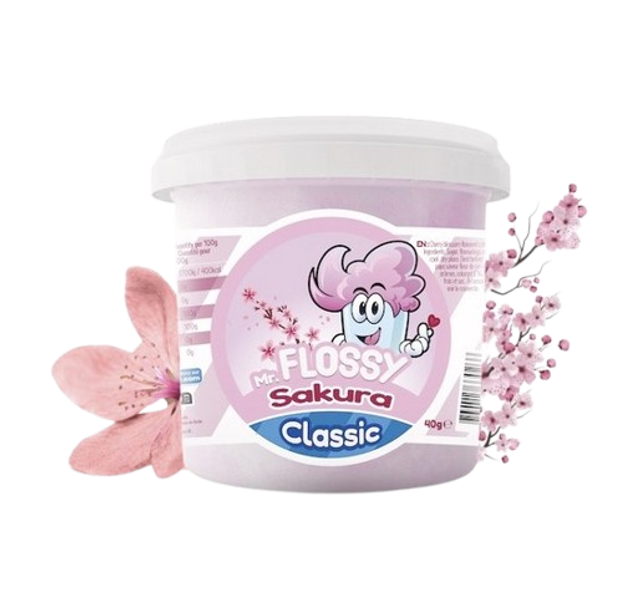 Mr Flossy Barbe à papa Classic Sakura 40 Gr