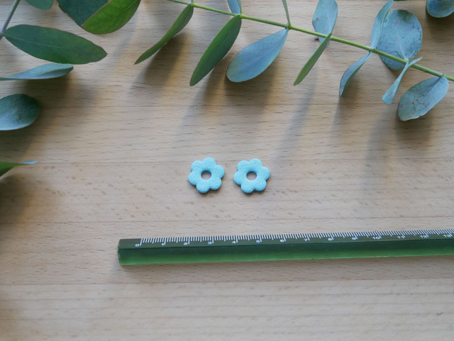 Mini Bloom bleu mousse