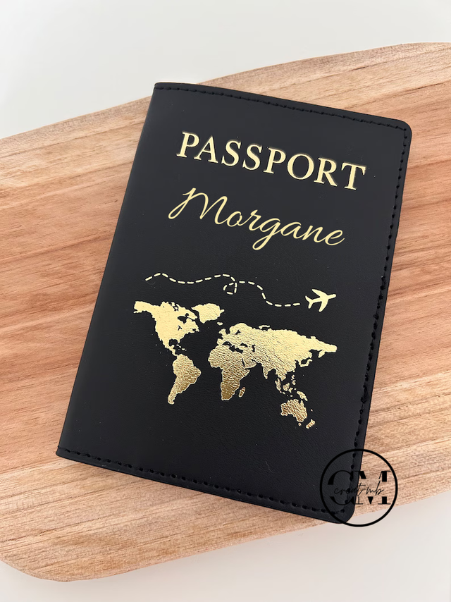 Protège Passport noir