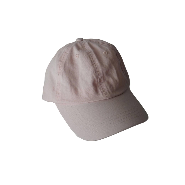 baby pink baseball cap (choose your unique text)