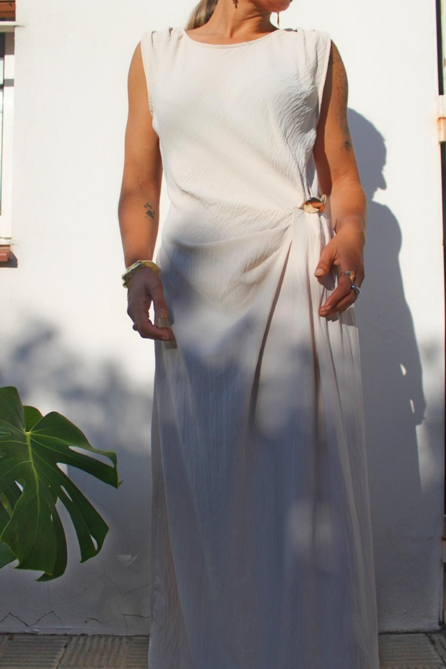 Vestido Amalia Beige