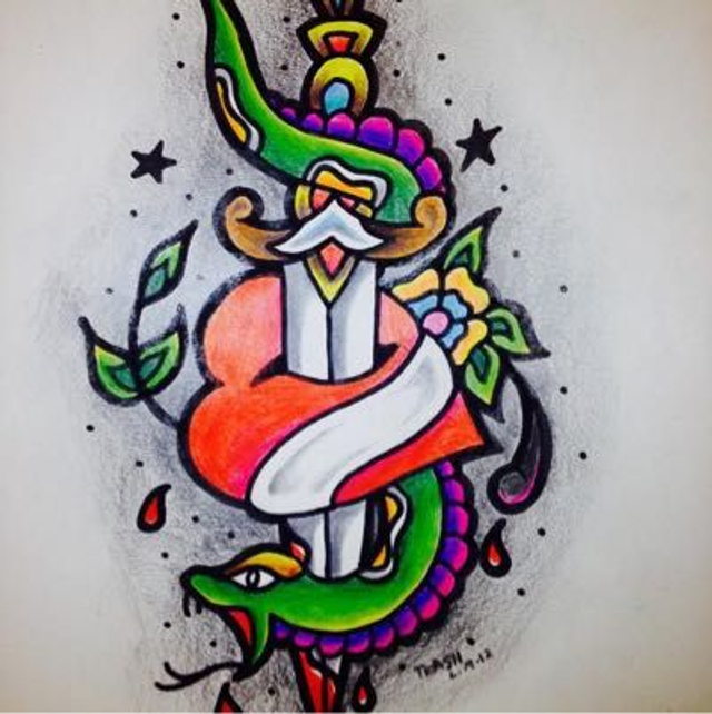 Serpent &amp; Dagger Limited Edition Print