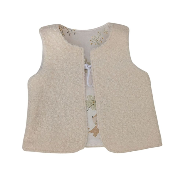 Gilet de berger 12 mois réversible