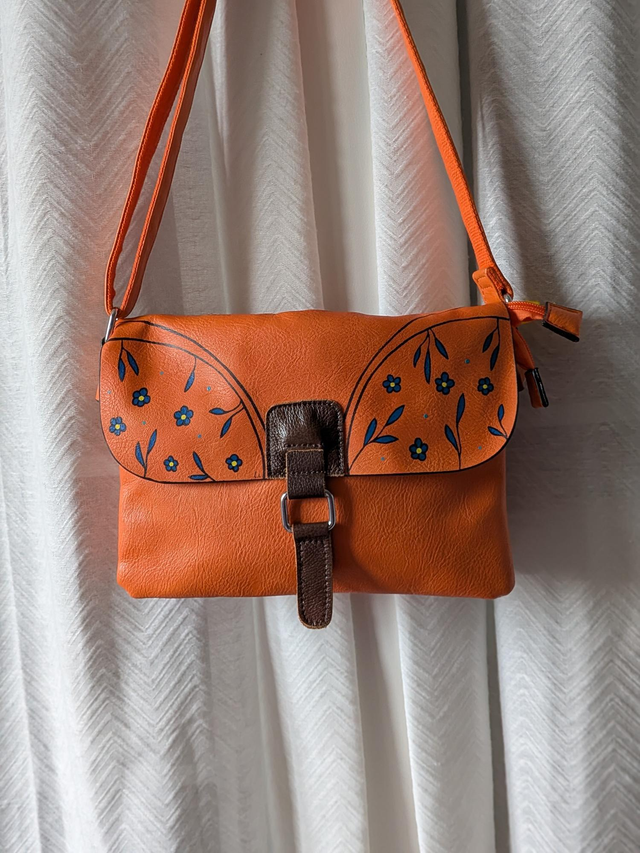 Doux myosotis- Sac bandoulière