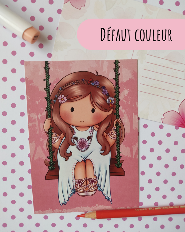 [Variation couleur] Carte postale Élaïa